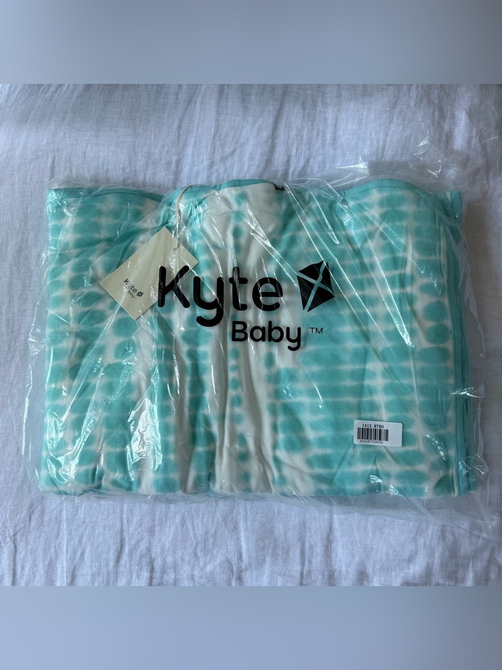 Kyte BABY Bamboo Robin Rip Tide Toddler Blanket 1.0 Tog Tie Dye NIB NWT